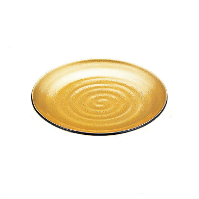 8寸 神龍鉢 金粉蒔き 3個セット（55004220）8-384-11盛器ABS樹脂全面塗3個入 盛器 全面塗