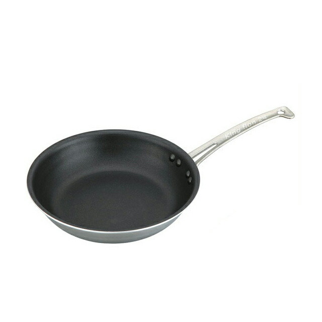 中尾アルミ　ニューキングデンジ　フライパン　30cm フライパン 30cm IH対応 浅型 ステンレス製 キングフロン