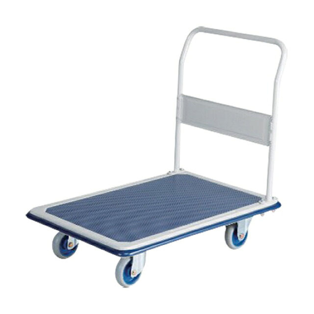 スチール台車 ハンドル固定式 NHT-302 大型（623317）07-0706-0202ワゴン チェアー運搬 運搬 小型スチール台車 同梱不可 代引き不可
