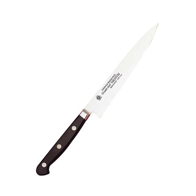堺孝行 グランドシェフ ペティ 両刃 12cm No.10002（601643）07-0252-0402高級包丁 洋包丁 洋庖丁 ペティーナイフ 同梱不可 代引き不可