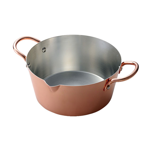 楽天市場】日本製 銅 揚げ鍋 両手鍋 銅鍋 30cm なべ 家庭用 業務用