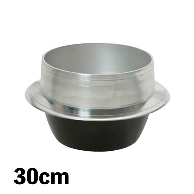 アルミ羽釜 30cm （606333）07-0397-0608羽釜 炊飯釜 ご飯釜 アルミ製 アルミ鋳物 同梱不可 代引き不可
