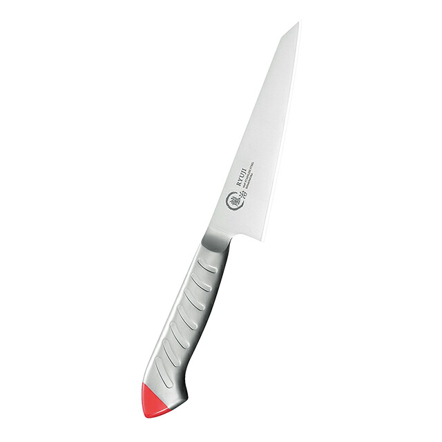 龍治 ステンカラー 骨スキ 150mm RYS-21緑 G（131759）07-0258-0602包丁 骨スキ 骨スキ包丁 軽さと握りやすさ HACCP