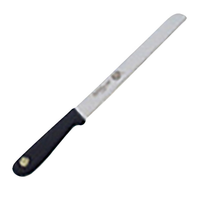 Vイーグル 黒P柄 MO ステンパン切 VE100-8P 200mm（602234）07-0263-0601パン切包丁 パン切りナイフ パンスライサー