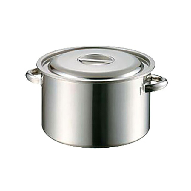 AG モリブデン 半寸胴鍋 39cm 30.0L（015190）07-0072-0505ガス火専用 半寸胴 半寸胴鍋 モリブデン 寸胴鍋｜ANNON キッチン・業務用食器