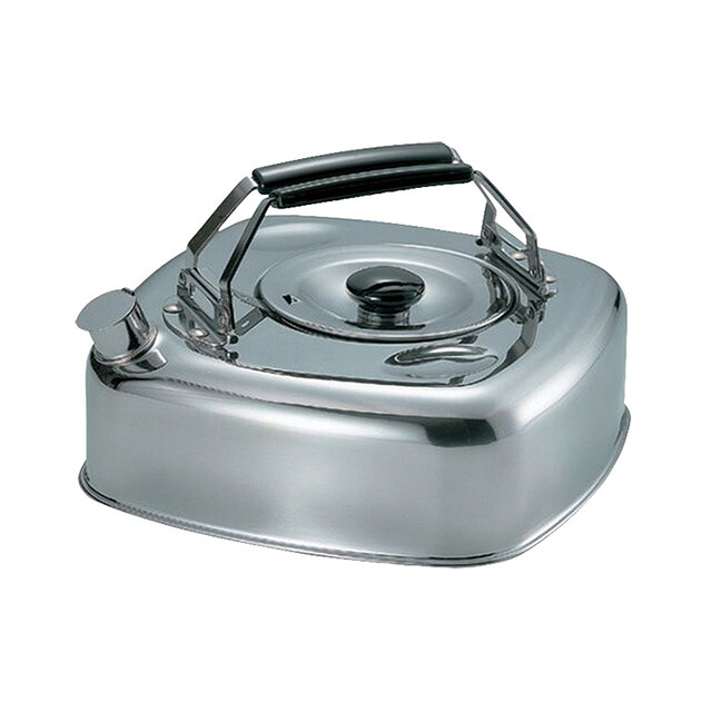 18-8 キューブケトル ストレーナー付 KS-2625 1.6L（064232）07-0311-0301ケットル やかん ヤカン 薬缶 IH対応 ステンレス