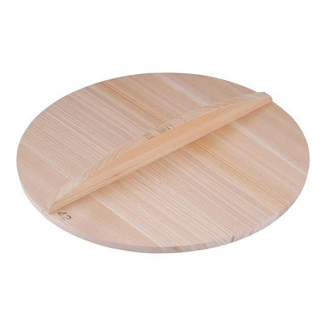 厚手サワラ木蓋 鉄餃子鍋39cm用 42cm用（AKB02042）1-0037-0710