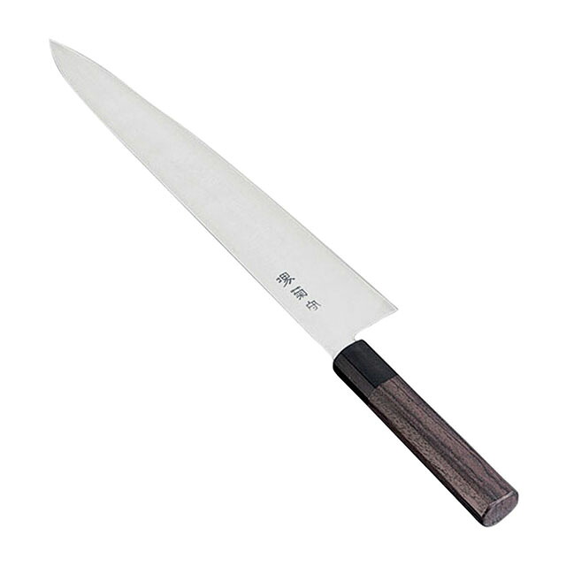 堺菊守 和式 牛刀 両刃 紫檀柄 30cm（AKKA504）1-0314-1304肉包丁 肉屋の包丁 牛刀包丁 シェフナイフ 牛刀