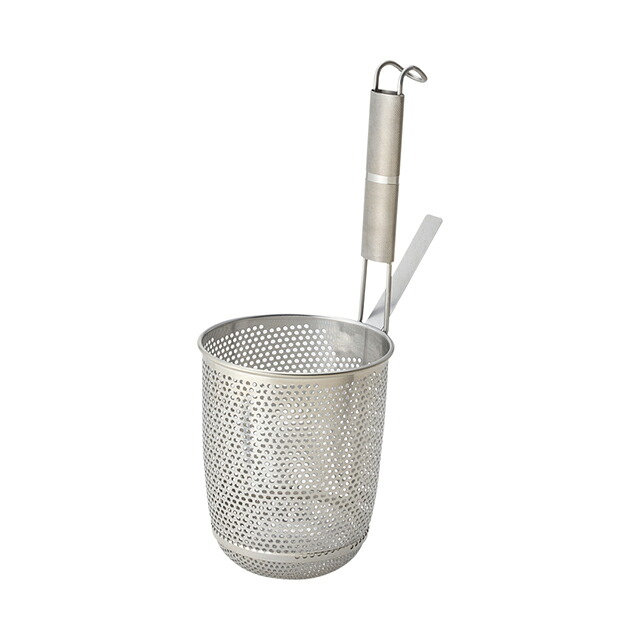 エコクリーン パイプ柄パンチング丸底てぼ L UK18-8（AEK1701）1-0407-0301｜ANNON キッチン・業務用食器
