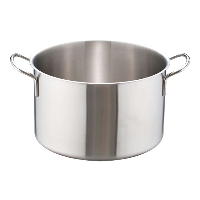 ムラノ インダクション 18-8 半寸胴鍋 蓋無 36cm（AHVA306）1-0005-0206｜ANNON キッチン・業務用食器