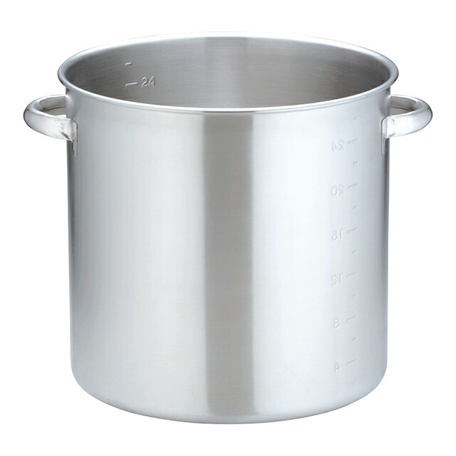 楽天市場】KO 19-0 電磁対応寸胴鍋 蓋無 28cm（AZV8001）1-0018-0601