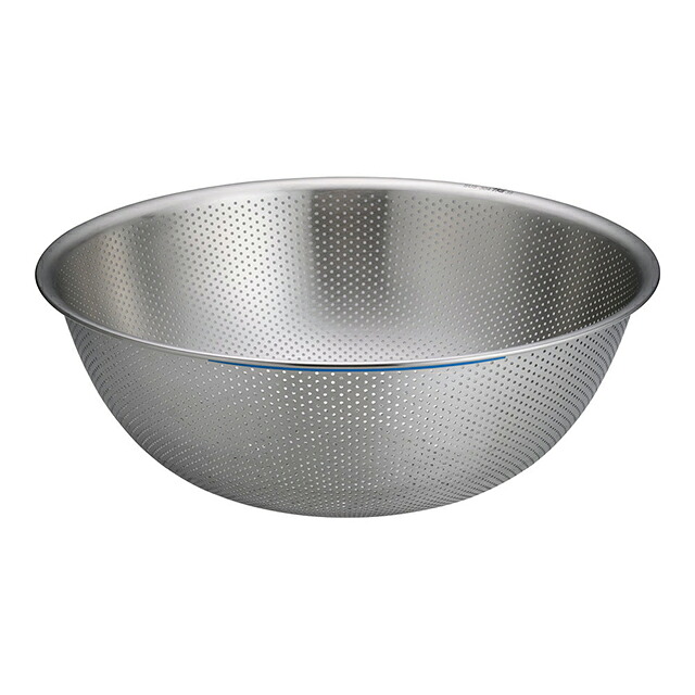 TKG カラーライン P穴明ボール 39cm ブルー(APV6610)1-0254-0210|ANNON キッチン・業務用食器