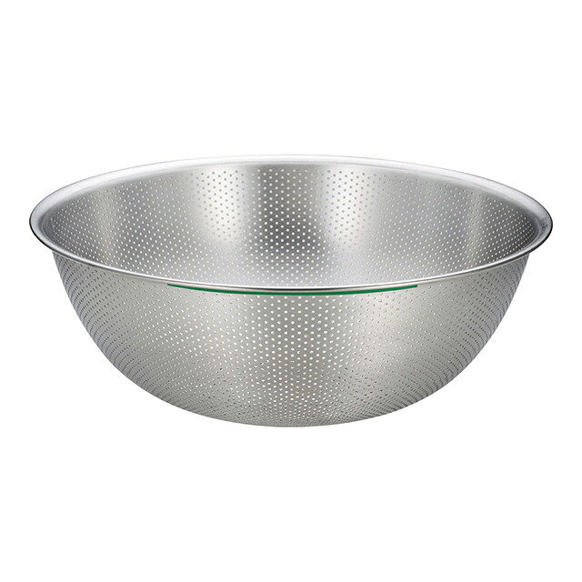 TKG カラーライン P穴明ボール 39cm グリーン(APV6612)1-0254-0212|ANNON キッチン・業務用食器
