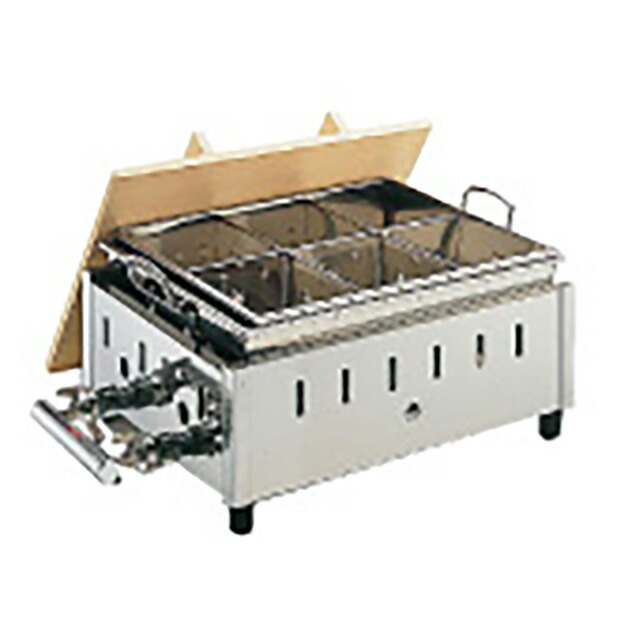 18-8 湯煎式おでん鍋 OY-14 尺4寸 LPガス（EOD2104）1-0829-0403｜ANNON キッチン・業務用食器