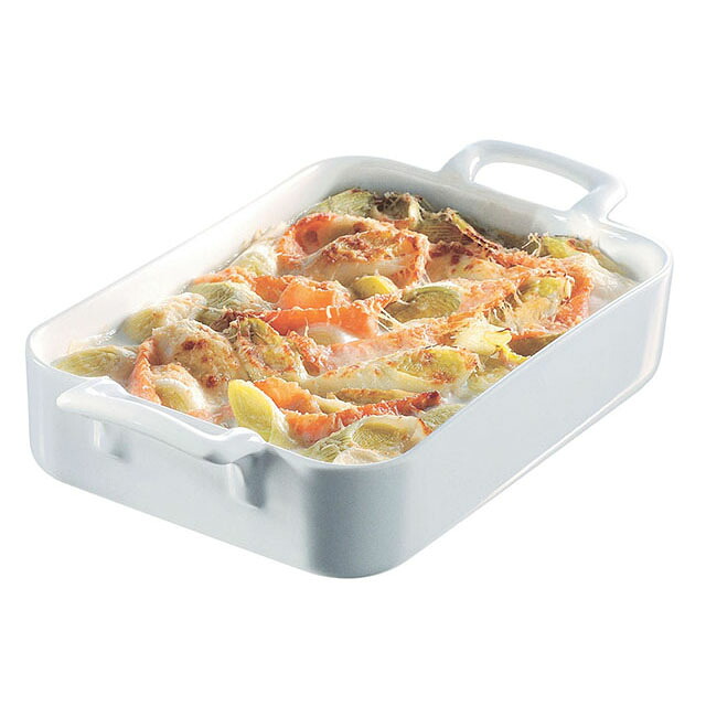 レヴォル レクタンギュラーディッシュ 19cm 616952 ホワイト(RLB1502)1-2313-0403