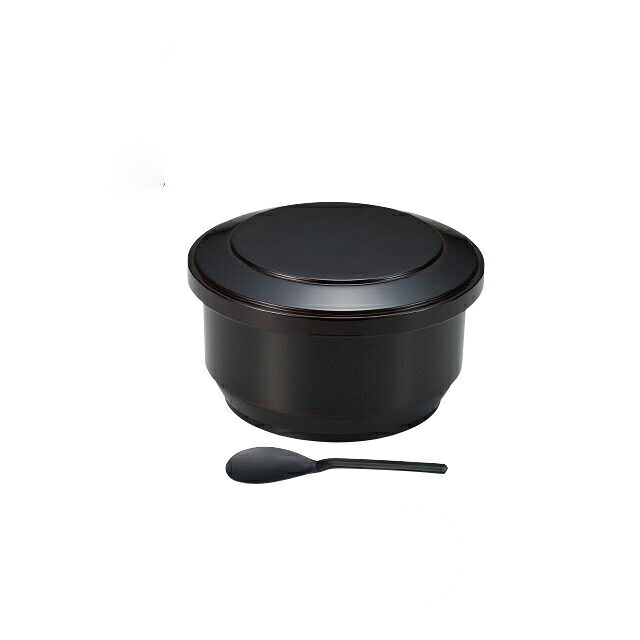 飯器 奈良飯器 溜 3人用平付 3個セット 和美作日 Wabisabi（3-210-12)飯器 漆器｜ANNON キッチン・業務用食器