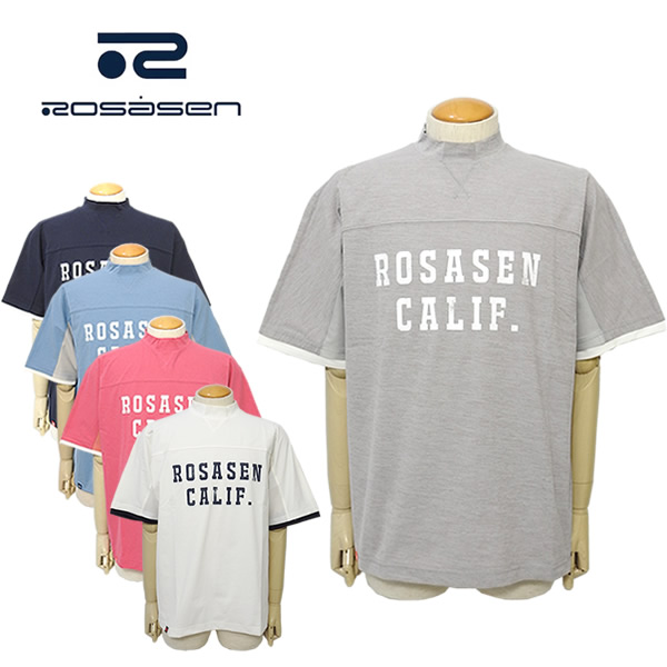 ロサーセンRosasen ルーズマンLOOSEMAN モックネック　半袖　L 楽天市場】【30%OFF】ロサーセン ゴルフウェア メンズ モック