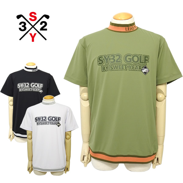 楽天市場】【30%OFF】SY32 ゴルフ カットソー モックネック メンズ