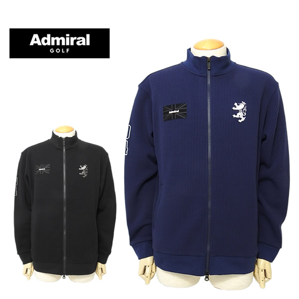 【30%OFF】アドミラルゴルフ メンズ ニットライク トラックジャケット フルジップ 保温性 手洗い可能 ロゴ AdmiralGOLF ADMA565 25a セール SALE|PALM SPRINGS