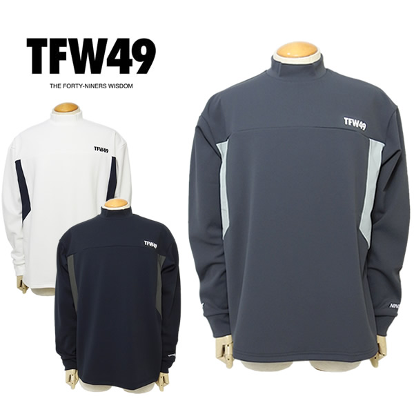 楽天市場】TFW49 ゴルフ メンズ カットソー モックネックプルオーバー