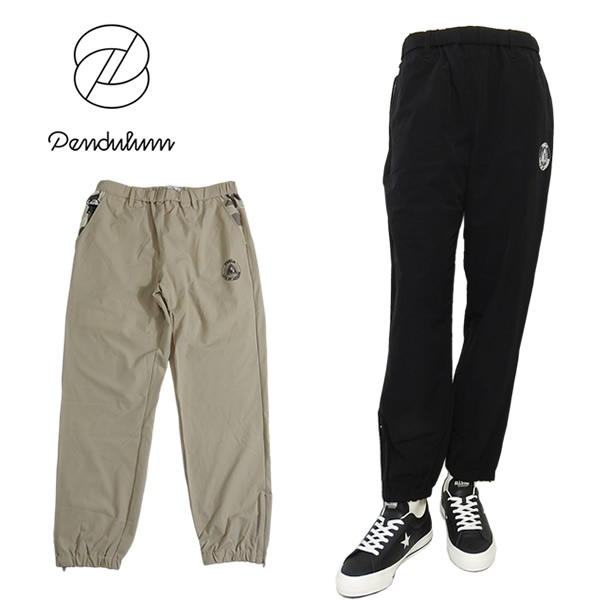 《追加》ペンデュラム メンズ パンツ ストレッチ 裾ジップ変形ジョガーパンツ ロングパンツ GOLF BOY PENDULUM 05PN-02 MHAK PANTS 26s｜PALM　SPRINGS