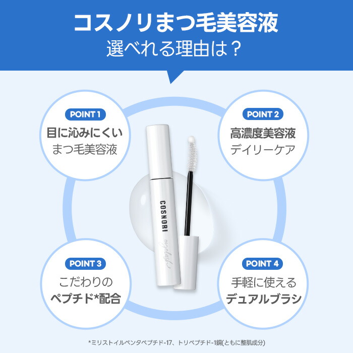 COSNORI 公式」送料無料 ロングアクティブアイラッシュセラム 単品
