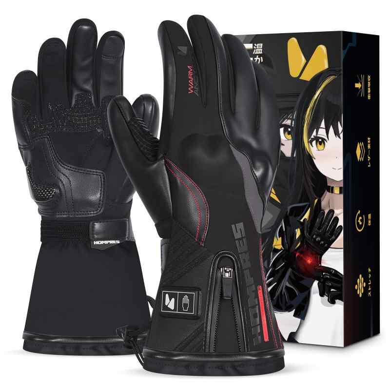 Spre kayou 電熱グローブ ヒーター手袋 12000mAh バッテリー付 Spre kayou 電熱グローブ ヒーター手袋 12000mAh バッテリー付き 65