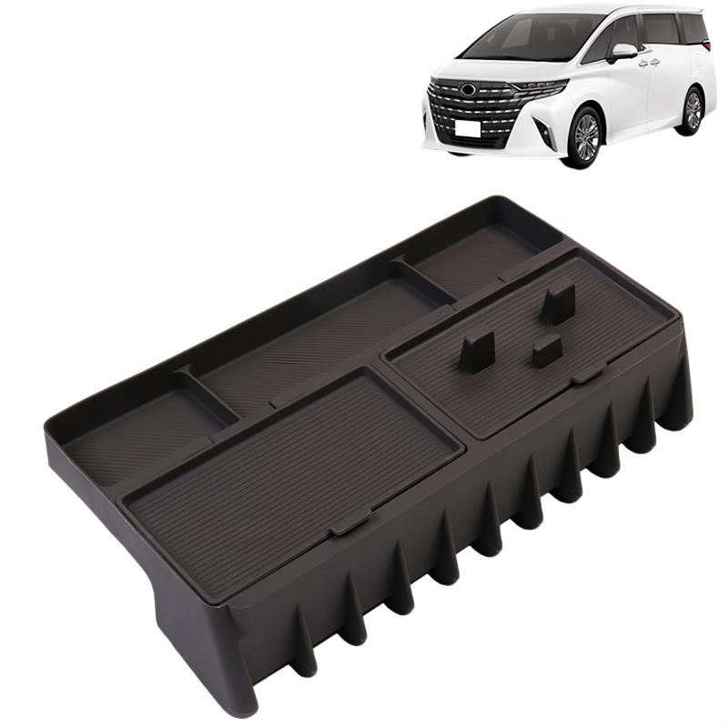 DodoxDIY 適用新型アルファード40系 ヴェルファイア 40系 アクセサリー ナビ トレイ コンソール トレイ 収納 ボックス カスタムパーツ 専用内装グッズ (ブラウン)｜コストマーケット