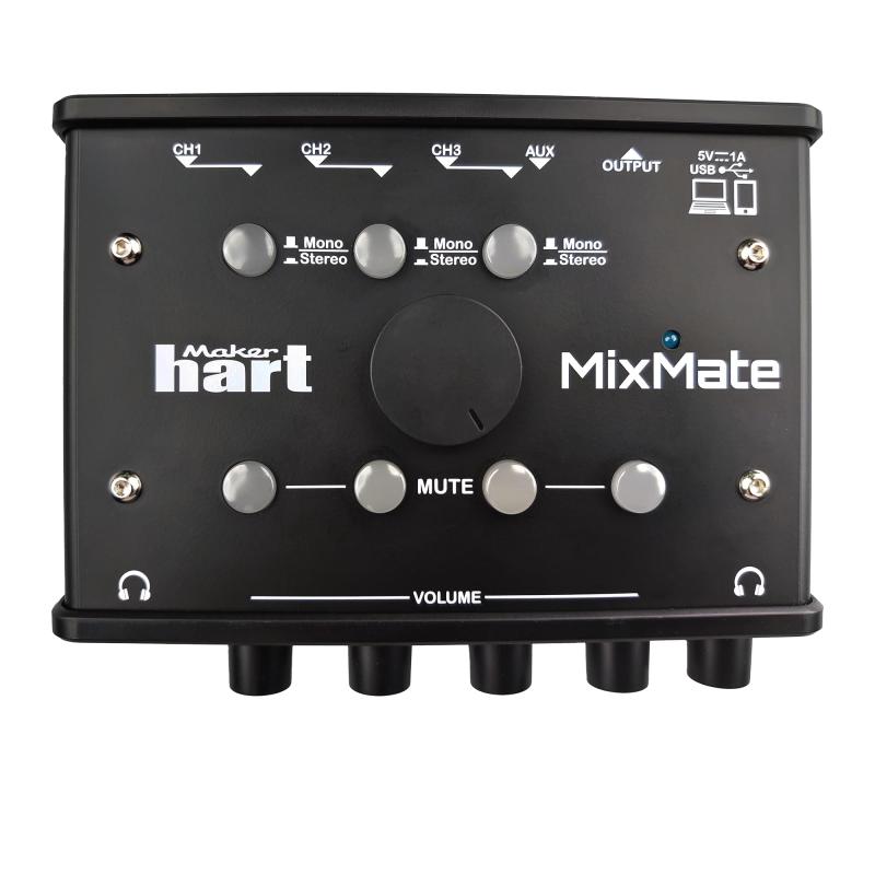 美品！Maker hart Just Mixer M 4チャンネルマイクミキサー Amazon | Maker hart Just Mixer M 4チャンネルマイクミキサー