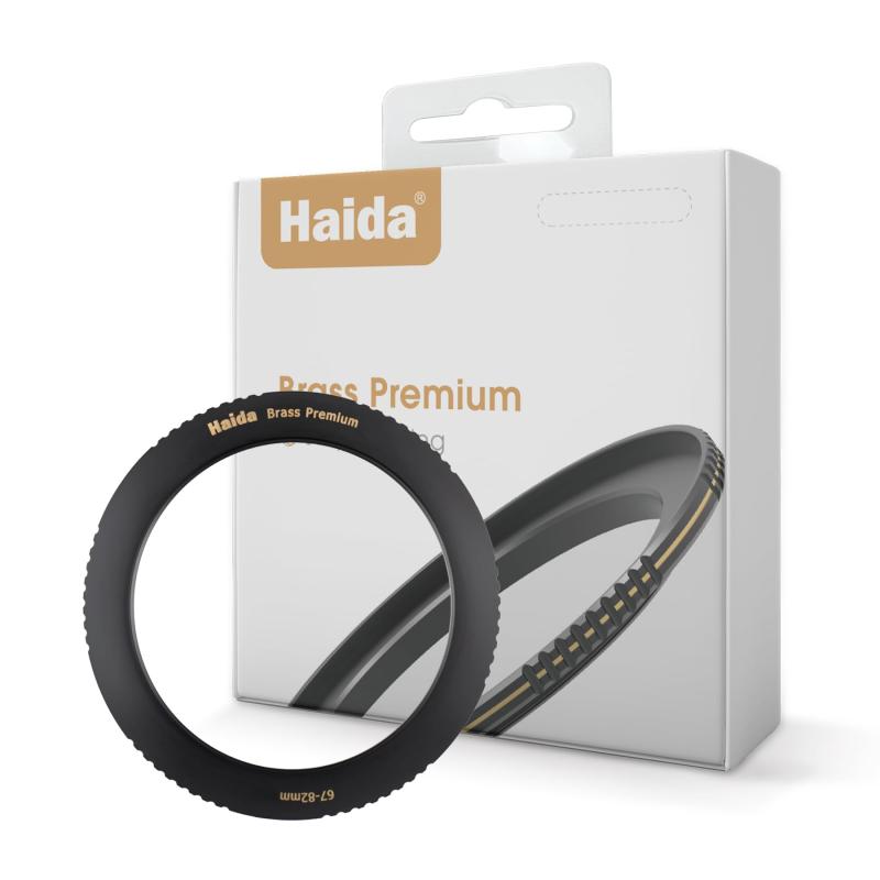 Haida 72-82mm ステップアップリング 真鍮製 レンズ アダプターリング フィルター用