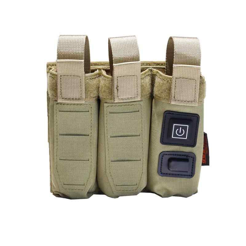 SINAIRSOFT マガジンウォーマー 9M 9M系マグ3本収納 molle 設定温度は３段階 ワンボタン定温インテリジェント加熱