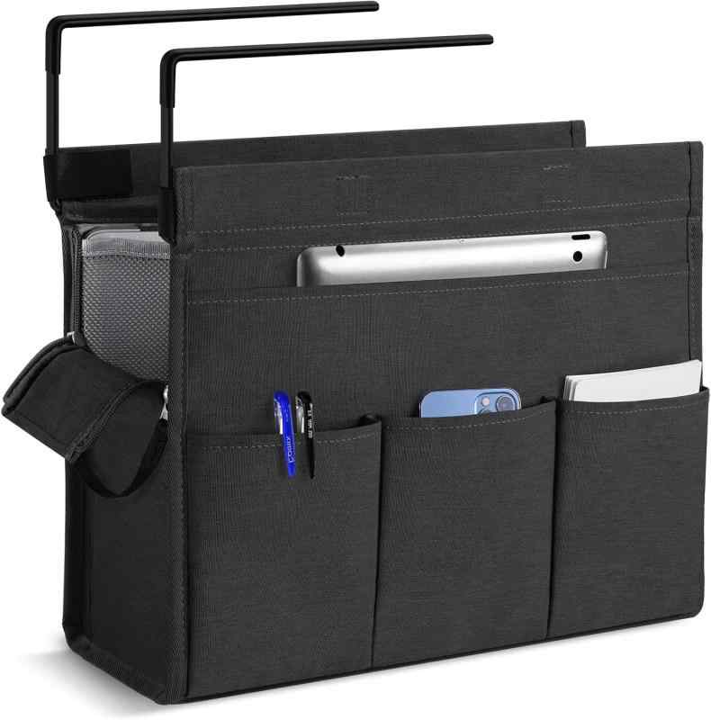 MASTLU ハンギングボックス A4対応 持ち運び タブレット収納 ハンギングラック デスク下 収納 机下 吊り下げ マガジンラック テーブルラック 引っ掛け 机下 収納 書類ケース 持ち運び ミーテ