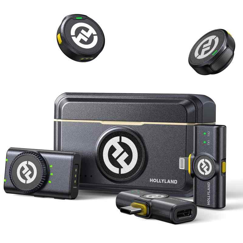 Hollyland「DGP Mobile 2024金賞」「晋遊舎家電批判A評価」 Lark M2 Combo -ワイヤレスマイク-ピンマイク-軽量9g-48Khz/24Bit-Lightingシリーズ/USB Type-C/カメラ対応-300m転送距離-｜コストマーケット