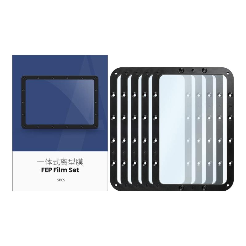 ANYCUBIC Photon Mono 2、Photon Mono 4、Photon Mono 4 Ultra 3Dプリンター 光造形 一体型リリースフィルム FEPフィルム 5PCS（高速印刷には対応していません）