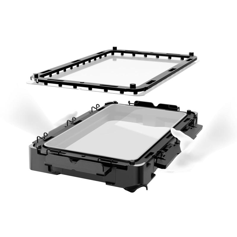 Chitu Systems Hoopat X4 3D印刷人用クイック版行 レジンタンク、1分で写真フィルム取り替えっこ能力のある、ELEGOO Saturn 4 / Saturn 4 Ultra 3D印刷人用 （3枚PFA版行写真フィルム付き添い人）