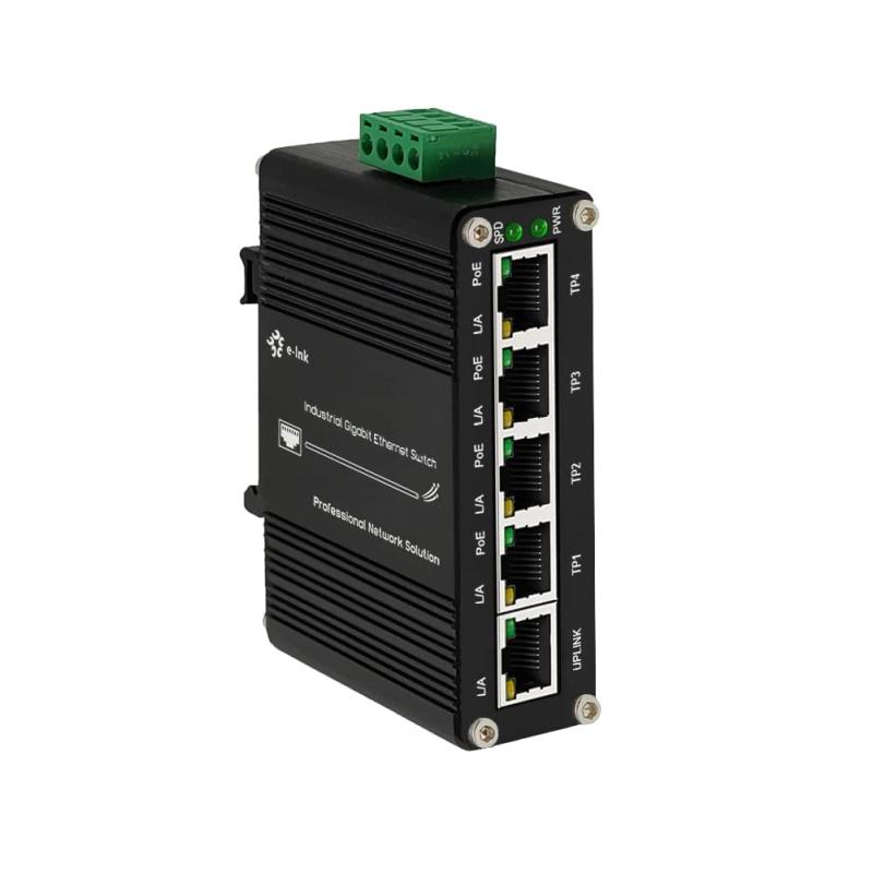 ミニ実業用5ポートギガビットPoE取り替えっこ強化因子5界面RJ45 10/100/1000Mbpsイーサネットディンレールマウントイーサネットウォールマウント嘱する(-40-167・・F)10Gbpsスイッチング静電容量