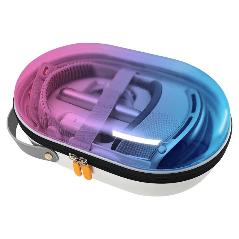 AWINNER 捉え所のない持ちはこび入れもの Apple Vision Pro用 付属品 VR上端仕掛ける エリートストラップ付き添い人 人並み外れたに研ぎあげるされたひな型 旅する用 (Gradient Pink)