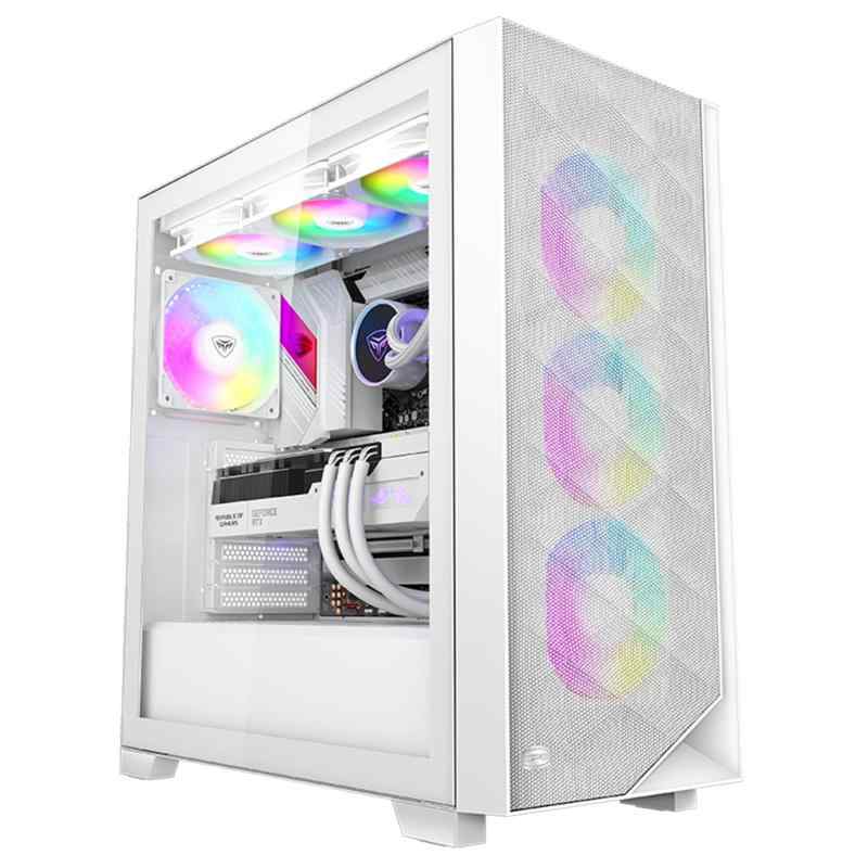 PCCOOLER CPS C3D510 ARGB マイコン入れもの ATX真っただ中楼観, 白人並み外れたに通気性の止ん事無い メッシュメタルフロントパネル エア湖流れE-ATX/M-ATX/ITX 真っただ中楼観マイコン入れもの 3つのARGB気違いを積み上げる, 最大限度 390粍のGP