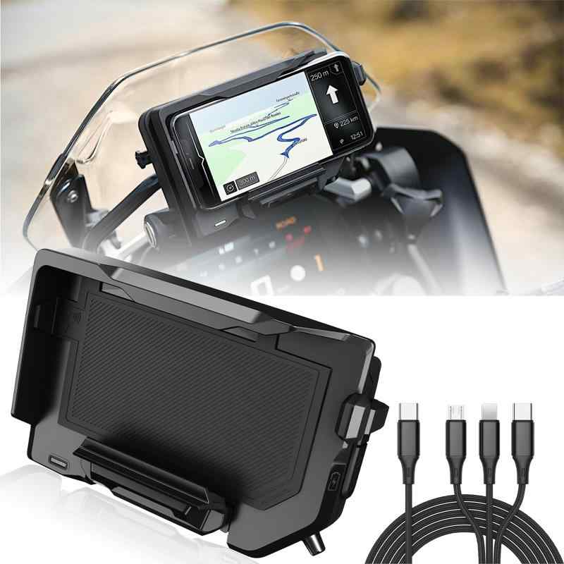 最新の設計R1200GS ADV オートバイワイヤレス充電 R1250GS ADV ワイヤレス充電携帯電話ナビゲーションブラケット R 1250 GS R1250 GS バイクスマホ 携帯ホルダー|コストマーケット