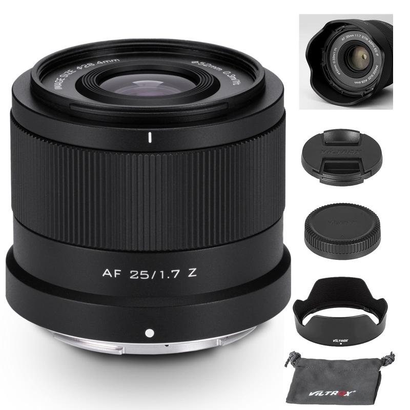 VILTROX 25mm F1.7 ZマウントSTM大口径APS-Cオートフォーカスプライムレンズ、ニコンZマウントカメラ用Z5 Z50 Z50II Z6 Z6II Z7 Z7II ZFC Z30 Z9 Z8 ZF Z6III 26,419円