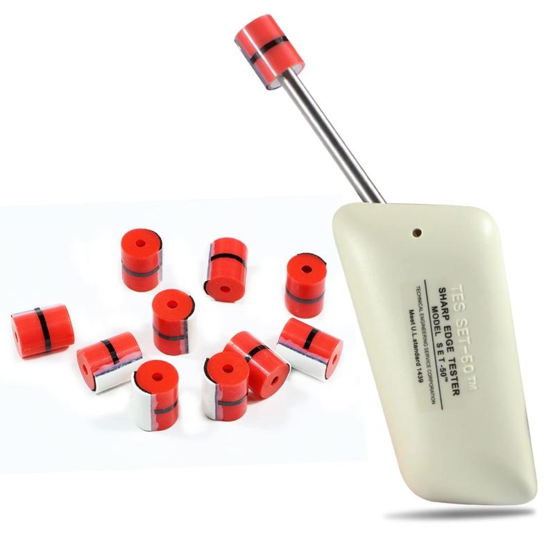KUWAN シャープエッジ テスター SET-50 シャープエッジテスターバリテスター TC-3 ?定器 21個 圧力テストキャップ｜コストマーケット