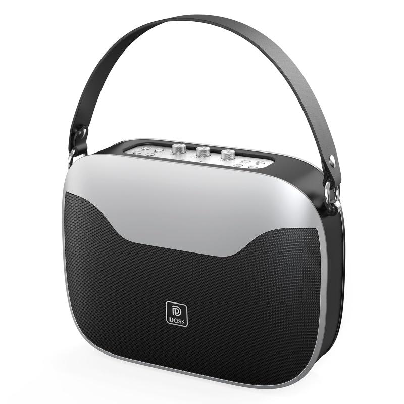 DOSS SoundBox H100 Bluetooth金棒引き 50W最終生産物 大音の大きさ デュアルDSP科学技術 24第四次元生まれ変わり 無線電話 Bluetooth5.3繋ぎ合わせる TWS/AUX-インチ/TF歌留多/USB記憶装置に相応う 高調子＆低音部合わせる科学技術積み上げる 重低音部 US