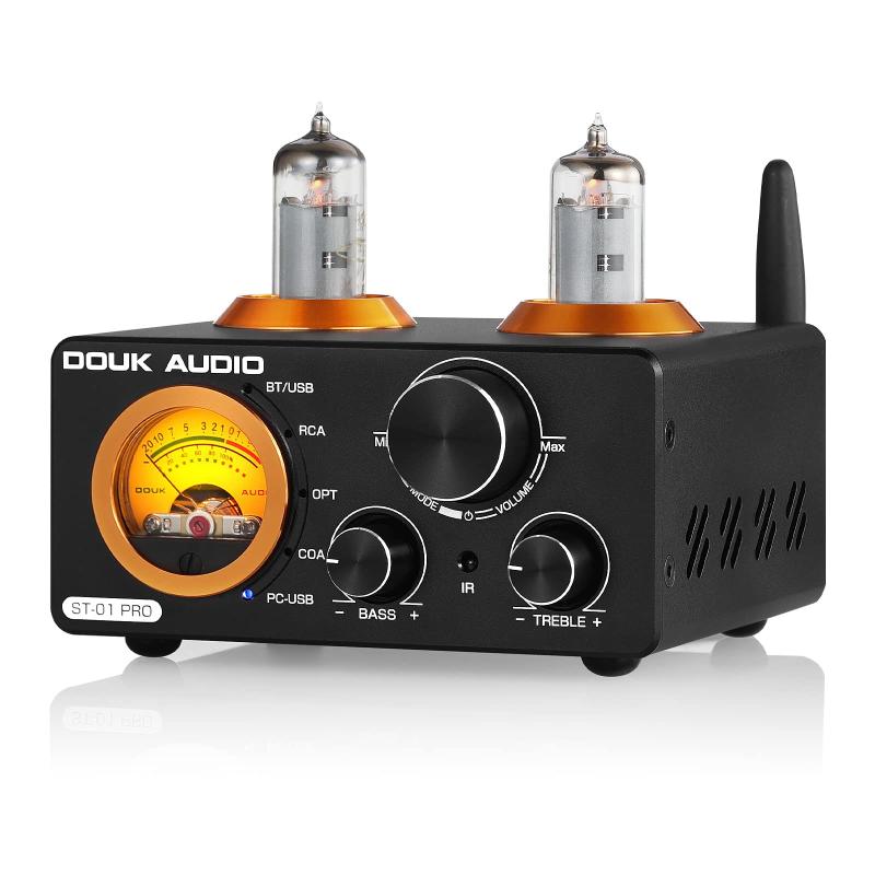 Nobsound ST-01 PRO 6K4 Bluetooth 5.0 無意味さ管アンプリファイアー VU米突 USB DAC COAX/OPT 力強さアンプリファイアー プリアンプ