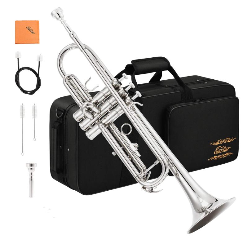 Eastar トランペット Bb調 Trumpet 初心者 清潔アクセサリー付 (ニッケルメッキ) 開学｜コストマーケット