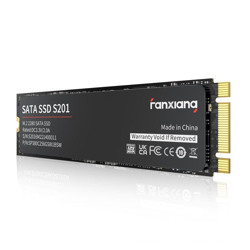fanxiang S201 512GB【M.2 SATA SSD】 2280 3D NAND TLC召しかかえる SATAIII 6Gb/s m2 ssd 最大限度読取 550MB/s 内蔵SSD 耐久性 万覚え帳マイコン/勉強机いの一番に相応う 3年製造会社 電気容量選りすぐる可