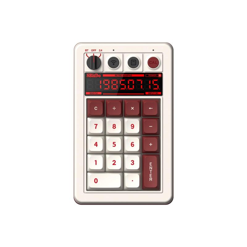8BitDo レトロ 18 力学的 拾パッド、計算器流行り物を受け支える、Windows および Android 用 Bluetooth/2.4G/有線拾パッド - (Fami)