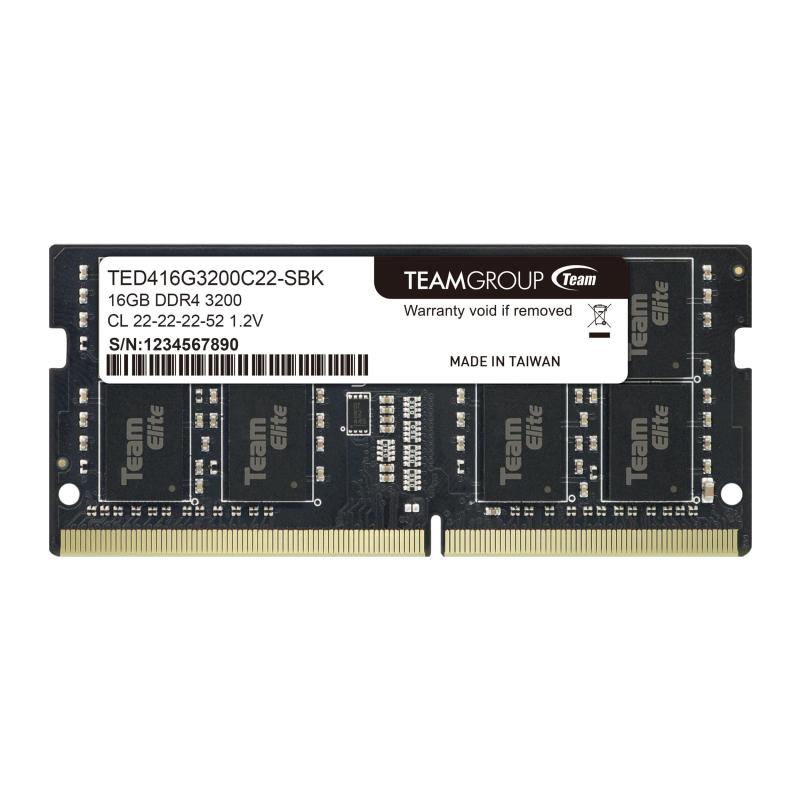 Memoria SODIMM DDR4 3200 16GB C22 Team Elite。｜コストマーケット