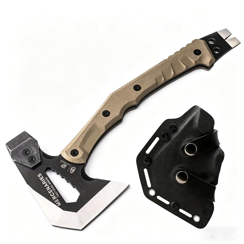 HX OUTDOORS Mercenarys タクティカル 応用科学者 斧 多役立つこと 防爆 斧 難民キャンプ 砲兵部隊 消防保護すること 鉄槌 山歩き物の具