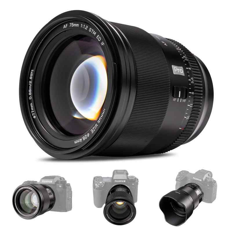 Viltrox 75粍 F1.2 Pro 大差しわたし オート興味の中心 水晶体 APS-C Xマウントミラーレスカメラ X-A7 X-E2S X-E3 X-E4 X-H1 X-H2 X-H2S X-Pro2 X-Pro3 X-S10 X-T1 X-T1 I