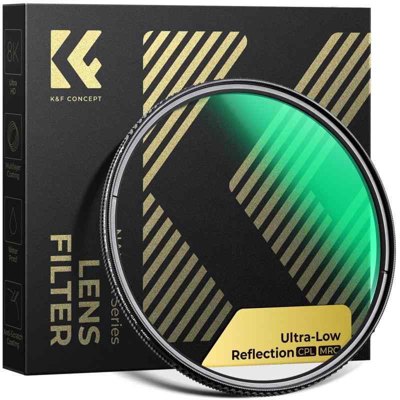 K\u0026amp;F CONCEPT 82粍 CPL水漉し 超低無条件反射0.1% 対照 無条件反射合わせる 超低無条件反射PL水漉し 高変速機率45% 円偏光水漉し 両面28層上塗り 光学硝子 撥水撥油キズ押しとどめる （NANO-X続きもの）